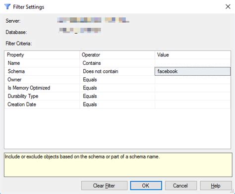 Image result for How to Filter Tables On SQL Management Studio