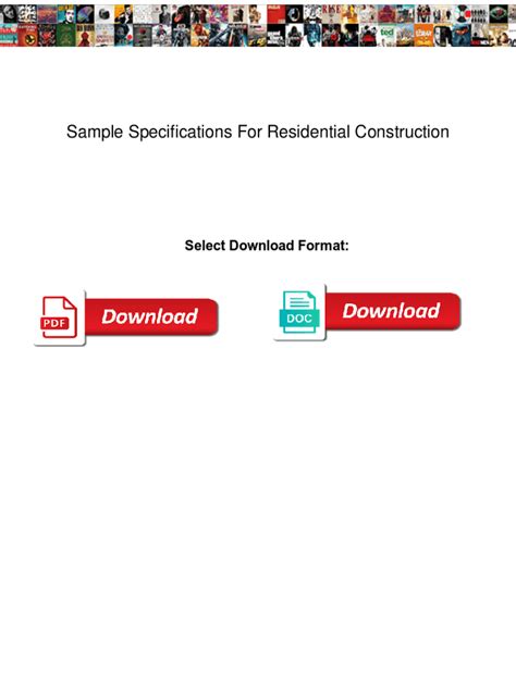 Image result for Sample Construction Specifications PDF