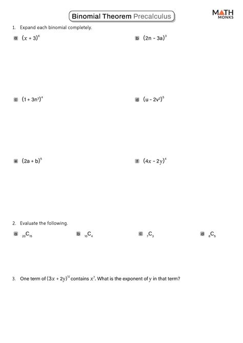 Toradh íomhá ar Binomial Expressions Examples