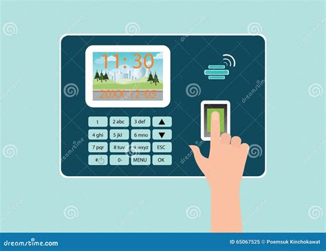 Image result for Cartoon Biometric Machine