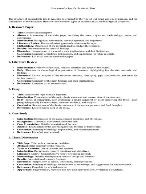 Image result for Image Example of Acedmiec Text