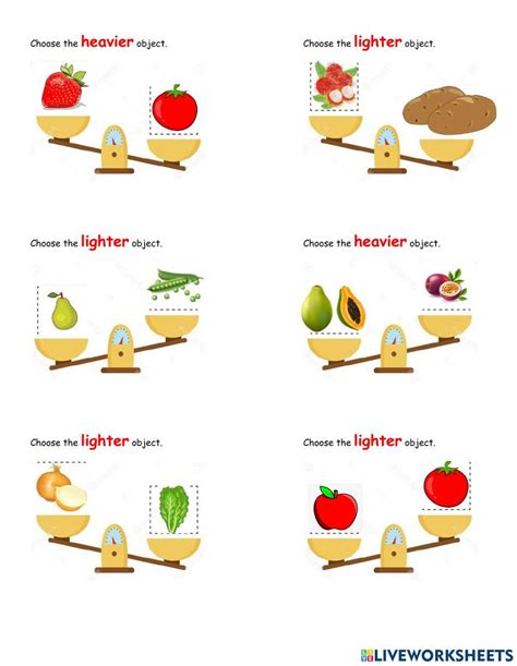 Toradh íomhá ar Using a Scale Worksheet