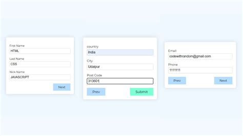 Toradh íomhá ar JavaScript Forms Template
