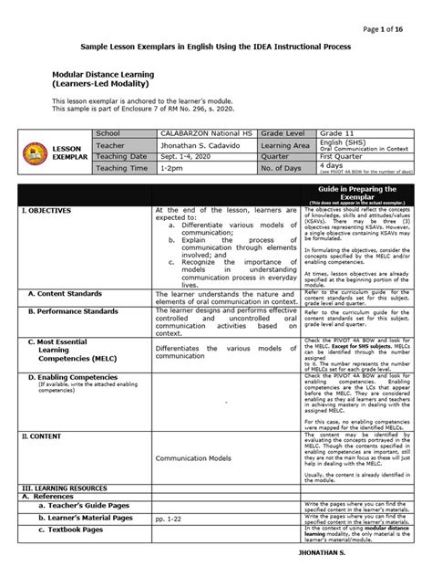 Image result for Lesson Exemplar Logo