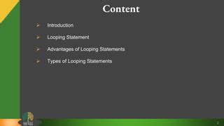Image result for Types of Looping Statements