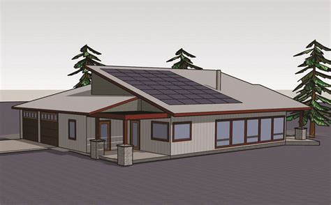 Toradh íomhá ar Passive Solar Design Model House