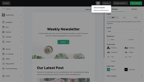 Image result for MailerLite Template Design