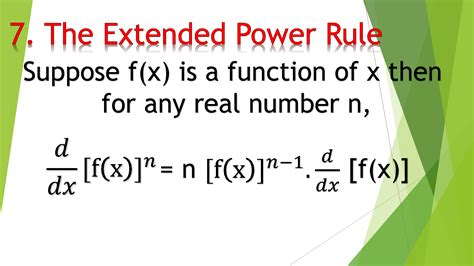 Toradh íomhá ar Extended Power Rule Examples
