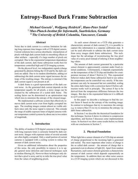 Afbeeldingsresultaten voor Dark Frame Subtraction Algorithm