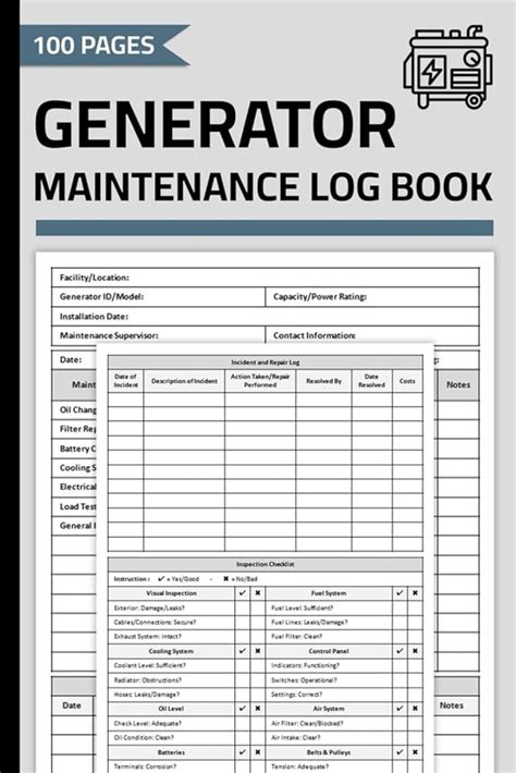 Image result for Sample Diesel Generator Service Log