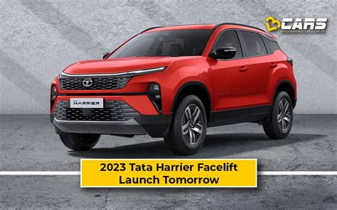 Tata Harrier 2023 Facelift Launching Date Tomorrow - V3Cars