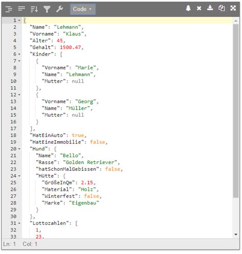 Bildergebnis für JSON Lernen