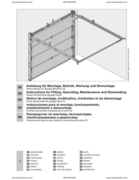Up and Over Garage Door Fitting Instructions に対する画像結果
