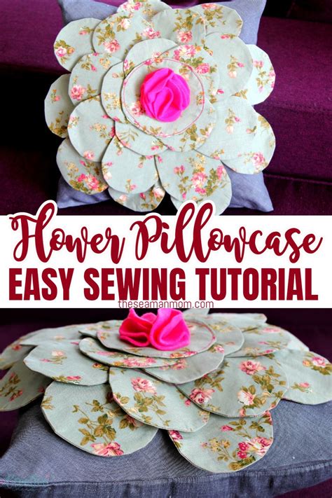 Afbeeldingsresultaten voor Flower Pillow Case Patterns