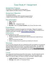 Image result for Case Study Section 1 Assignment