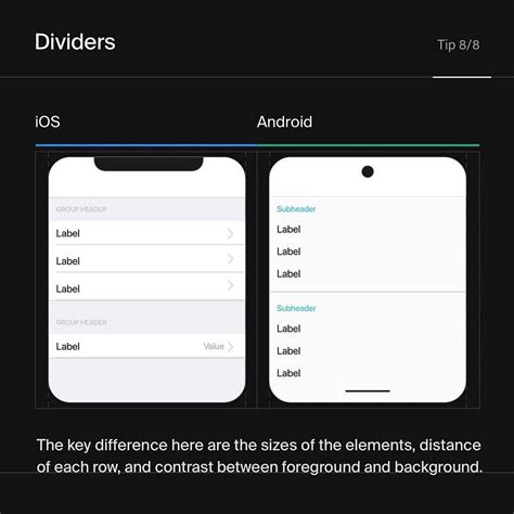 iOS vs Android Designs に対する画像結果