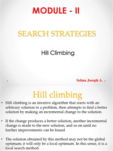 Image result for Simle Hill Climbing in Ai Matrix