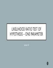 Image result for Likelihood Ratio Hypothesis