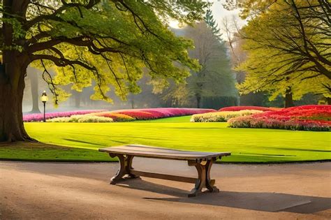 Garden View with Bench に対する画像結果