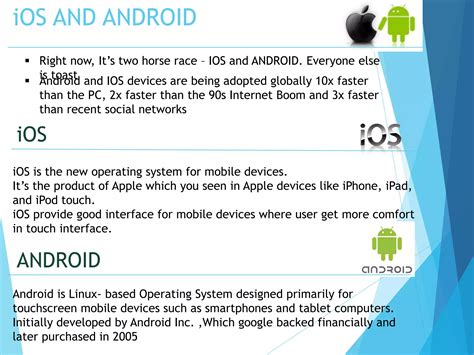 Image result for iOS versus Android PPT