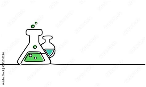 Toradh íomhá ar Single Line Drawing of Science Life Cycle