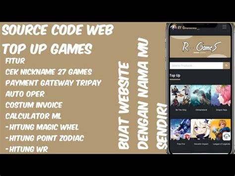 Image result for Source Code Top Up Game