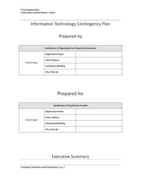 Image result for Contingency Plan Sample