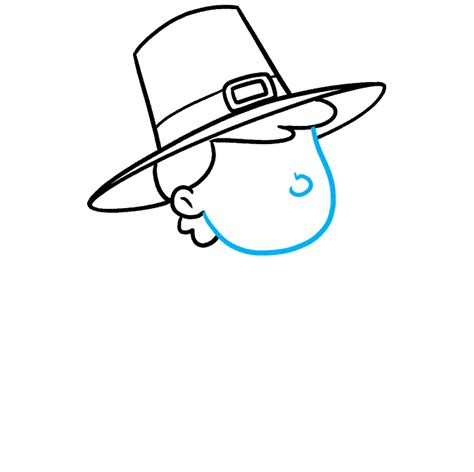 How to Draw a Pilgrim - Really Easy Drawing Tutorial