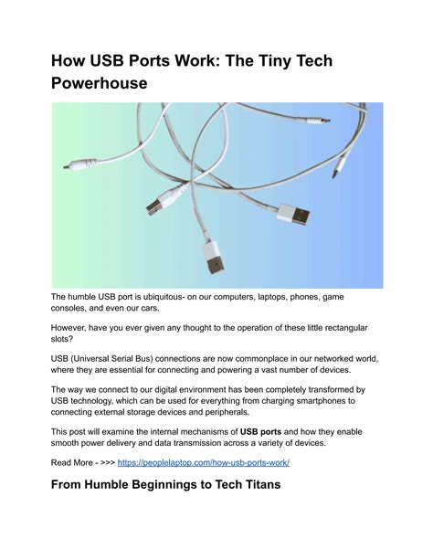 Image result for How Does the USB Interface Work