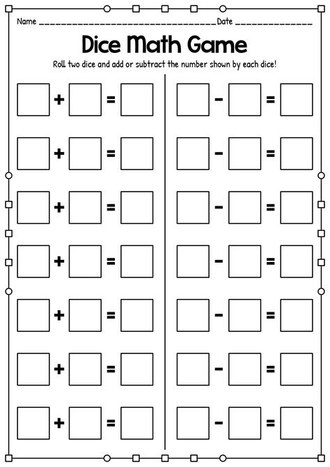 Image result for Dice Activity for Addition