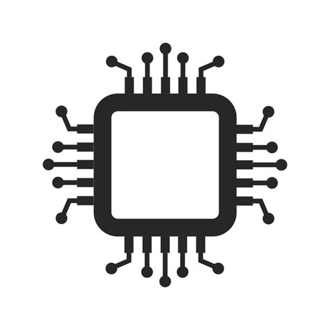 Toradh íomhá ar CPU Processor Vector