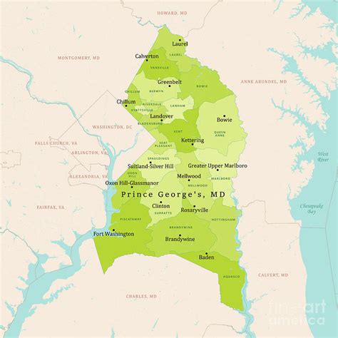 Image result for Pg County. Zip Code Map