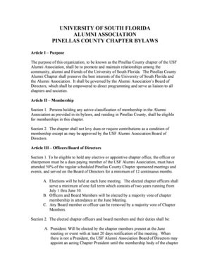 Alumni Association Bylaws Template に対する画像結果