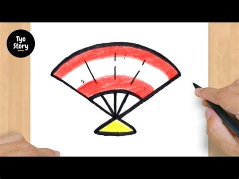 How to Draw a Hand Fan に対する画像結果