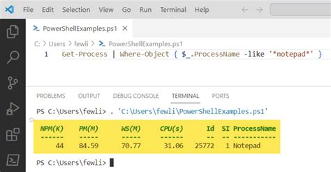 Toradh íomhá ar PowerShell Where Contains