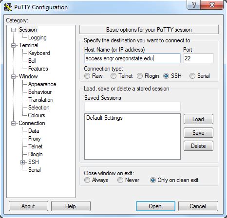 Image result for PuTTY SSH Unix