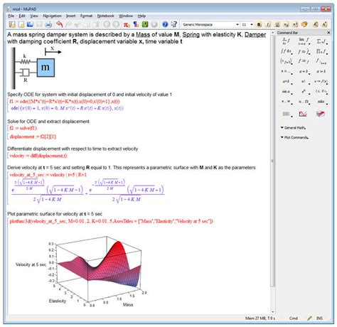 Toradh íomhá ar MATLAB Symbolic Math