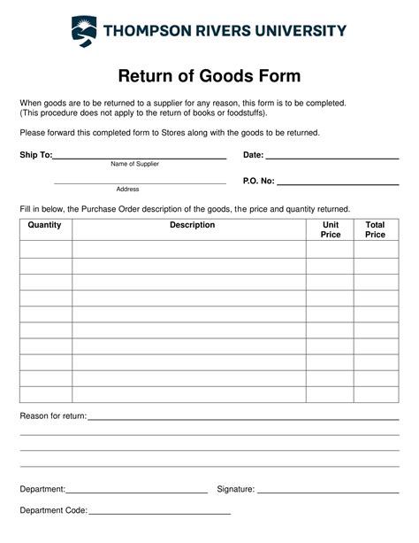 Image result for Account Return Form
