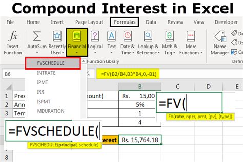 Afbeeldingsresultaten voor Compound Interest Excel