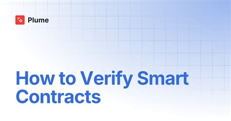 Image result for How to Verify Smart Contracts