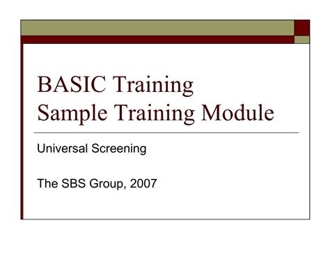 Image result for Sample Training Module