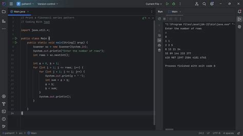 Image result for Non Fibonacci Series Pattern in Java