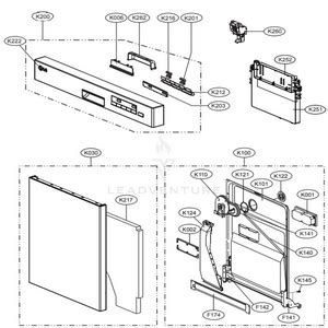 Image result for Exploded View of Panel Door