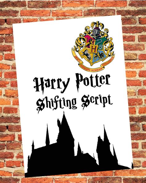 Harry Potter Script Type に対する画像結果