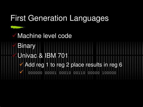 Image result for Language of the First Generation Programming Now