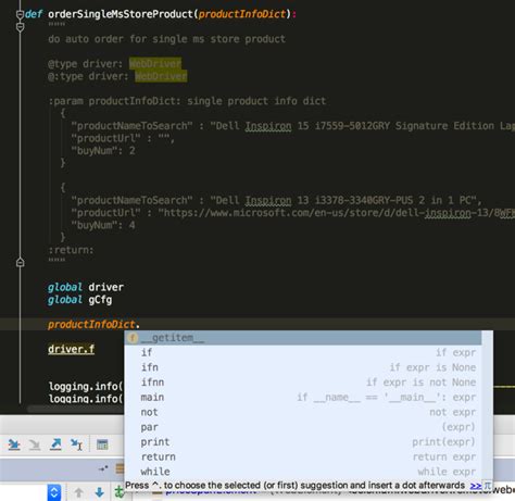 Toradh íomhá ar PyCharm Variable Class Icon