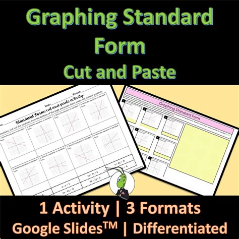 Graphing Using Standard Form Worksheet に対する画像結果
