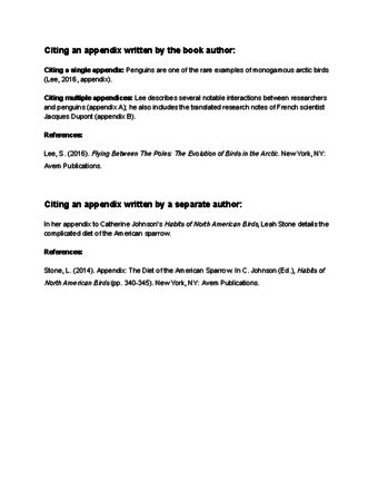 Image result for Adding Appendix to APA Paper