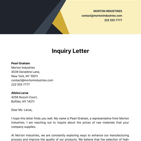 Toradh íomhá ar Credit Inquiry Letter Example