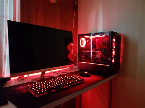 Image result for Red LED Computer